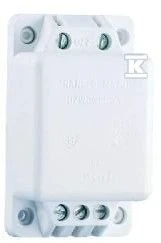 Zamel Paviršinis varpelio transformatorius 3-5-8V 230V baltas TD-230