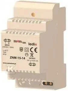 Zamel Modulinis LED maitinimo šaltinis 14V DC 15W ZNM-15-14 (LDX10000021)