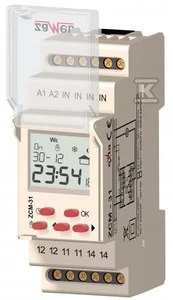 Zamel 1 kanalo laiko intervalas: 230V AC (ZCM- 31)