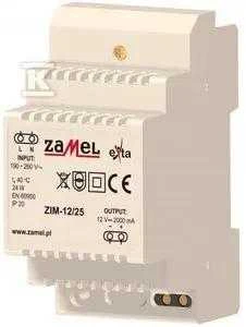 Zamel Pulso maitinimo šaltinis 12V DC 2A ZIM-12 / 25