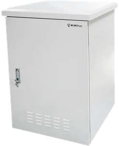 Alantec lauko pakabinama stelažo spintelė 19" 15U 600x600, 4 atraminės sijos, 4 kabelių įvadai, pilka ALANTEC