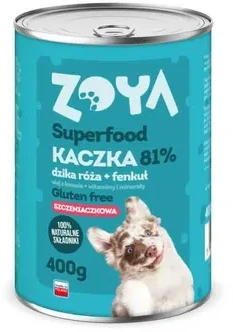 Šunų Maistas - ZOYA Superfood Kūdikių Antiena Drėgnas - 400g