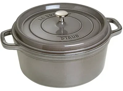 Zwilling STAUB LA COCOTTE Puodas żeliwny apvalus 2.6 ltr, grafito