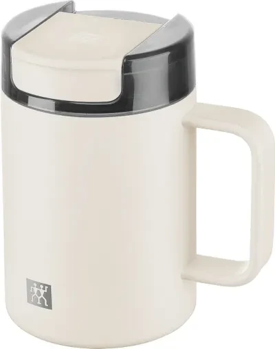 ZWILLING THERMO PLUS Termo puodelis su laikikliu - 380 ml, kreminė
