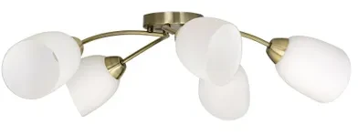 Lamp Klasikinis liustra pakabinamas lubinis šviestuvas Activejet BENITA Patina 5xE27 svetainei