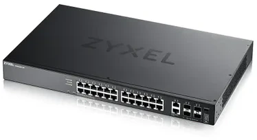 ZYXEL XGS2220-30, L3 prieigos jungiklis, 24X1G RJ45 2X10MG RJ45, 4X10G SFP+ UPLINK, įskaitant 1 metų „Nebulaflex Pro“ (5 metų garantija)