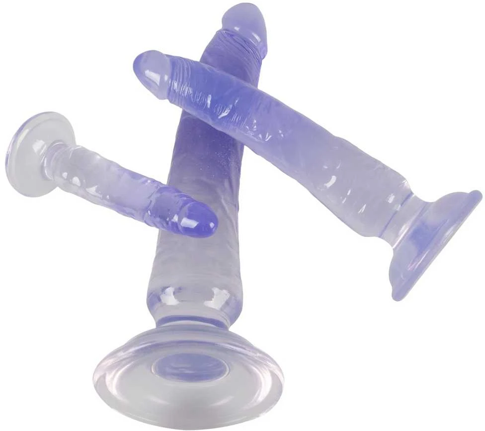 Crystal 3pcs natural dildo set