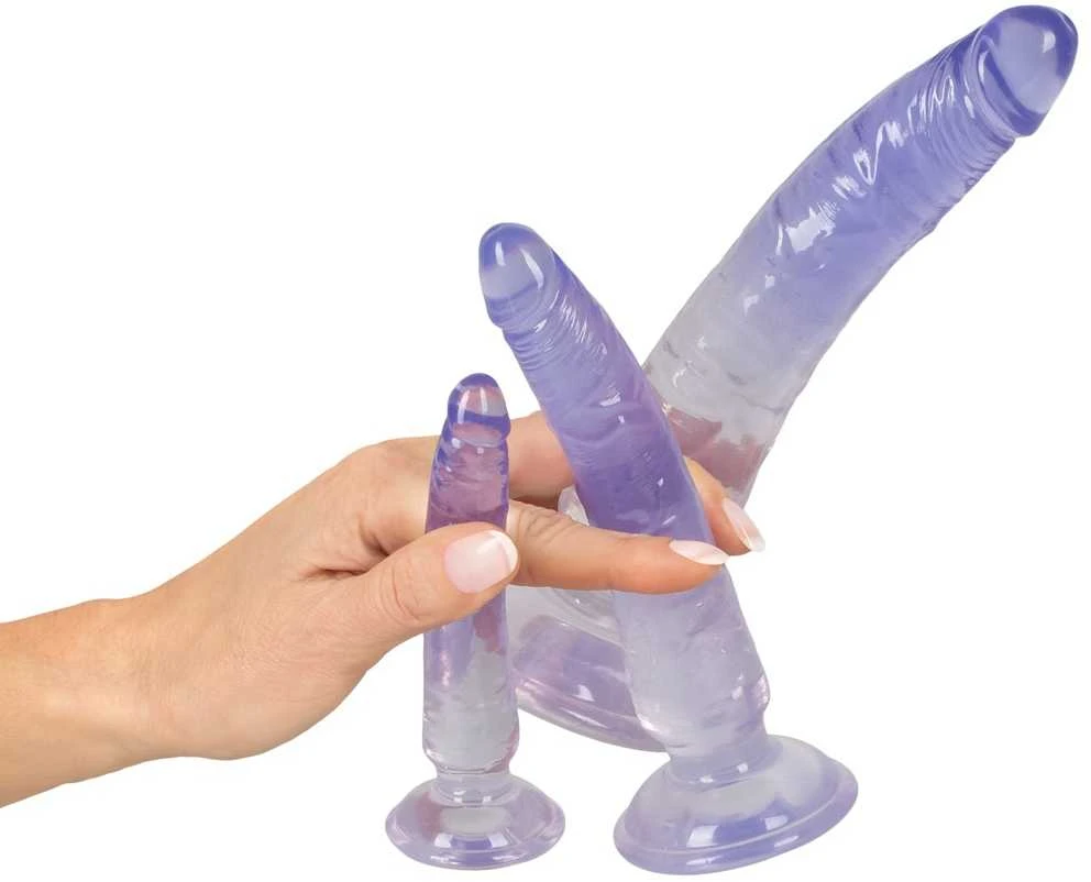 Crystal 3pcs natural dildo set