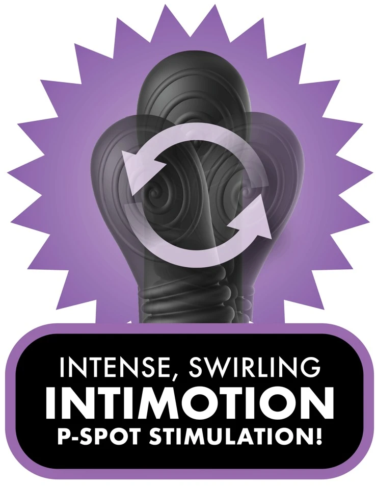 AFE Ass-Gasm IntiMotion Juodas