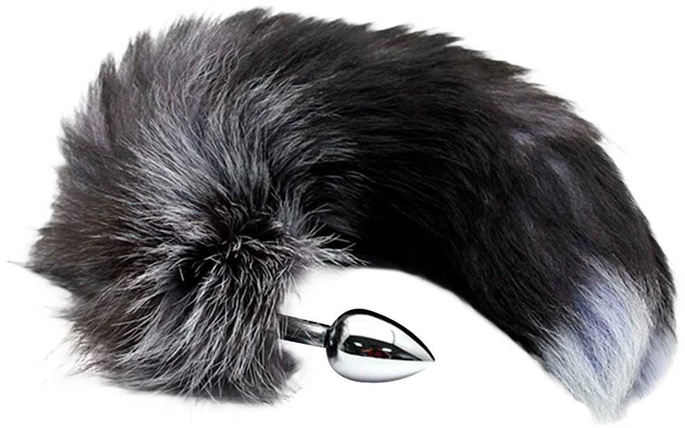 Alive Juodas&Baltas Fox Tail M