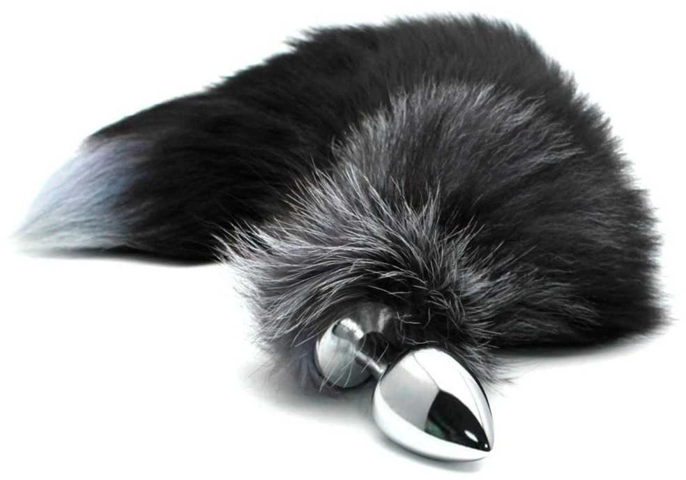Alive Juodas&Baltas Fox Tail M