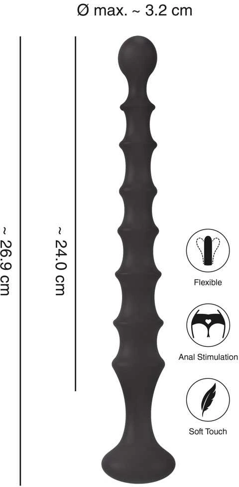 Anal Beads Juodas