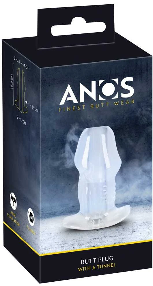 ANOS Butt Plug w Tunnel Transp
