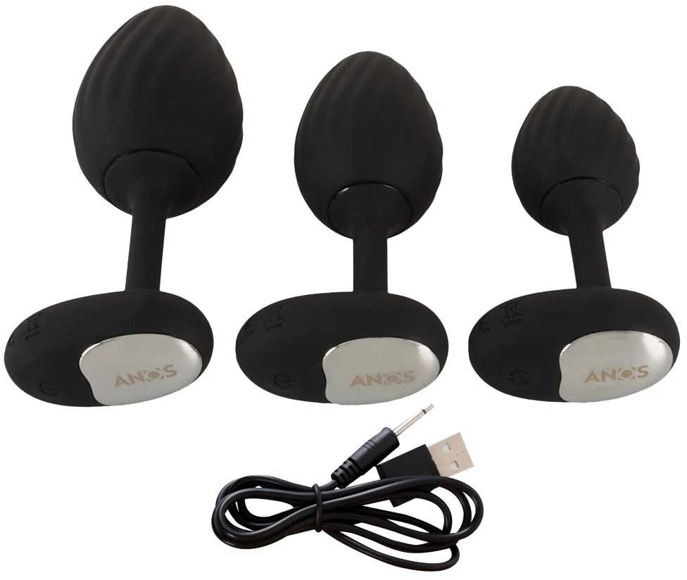 ANOS Vibrating Butt Plug Train