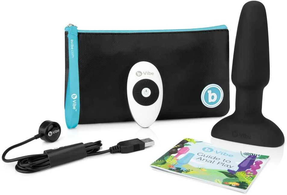 Dreamtoys b-Vibe apvadas Plug Juodas