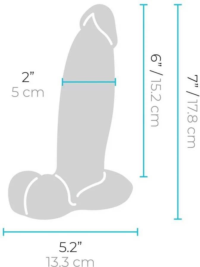 b-Vibe Slipskin 7" Girthy Crea