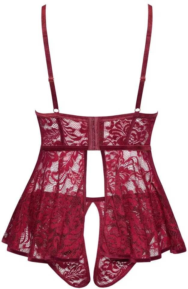 Babydoll raudona 3XL