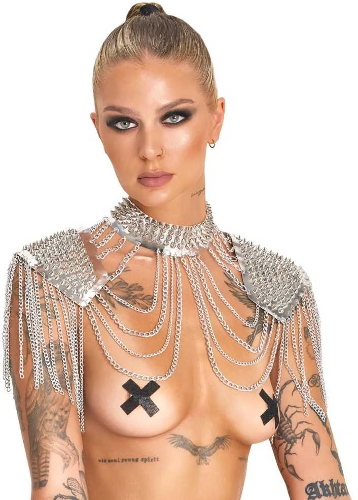 Collar Bloga dygliuota apykaklė ir petys