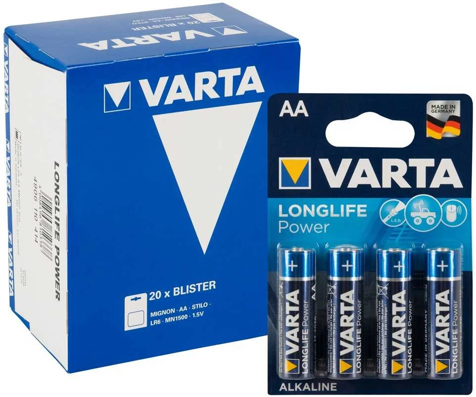 Baterija Varta AA 20x4