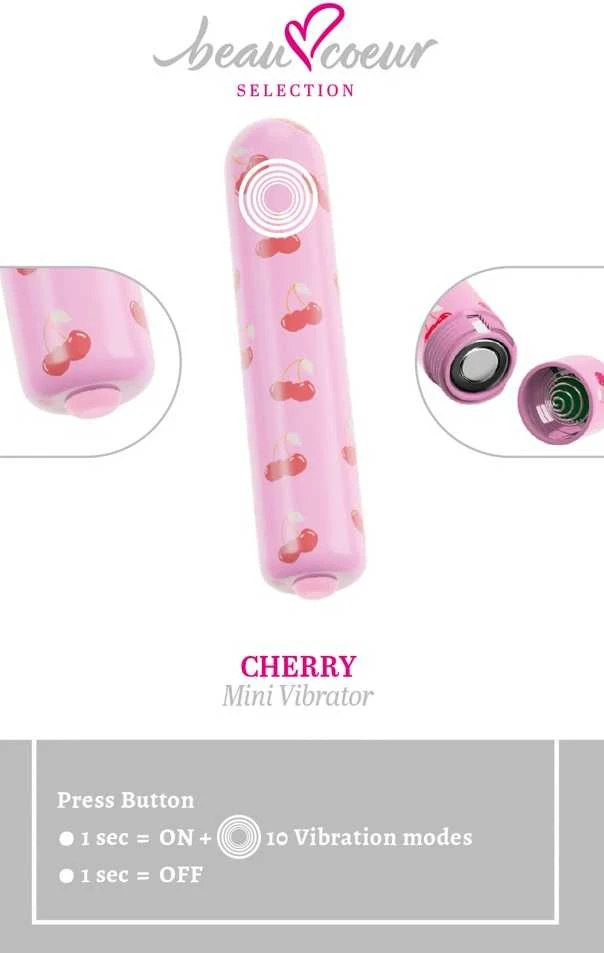 graži širdis Cherry mini vibrato