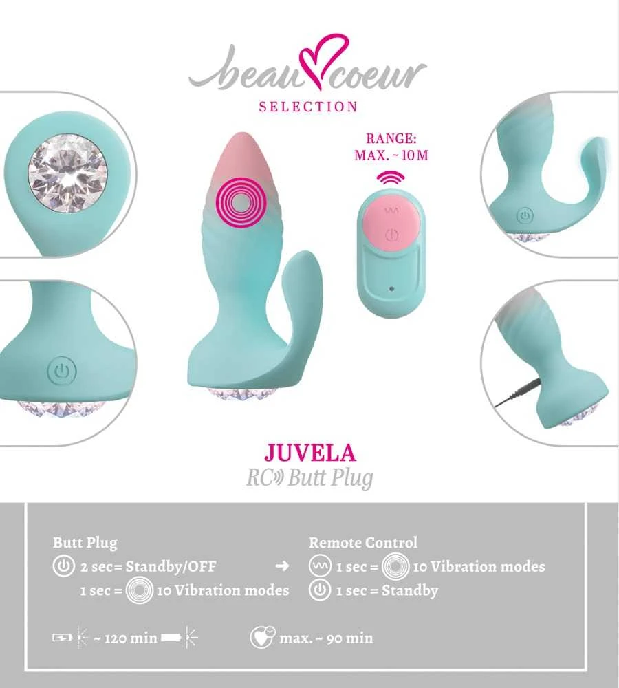 beau coeur Juvela RC Butt Plug