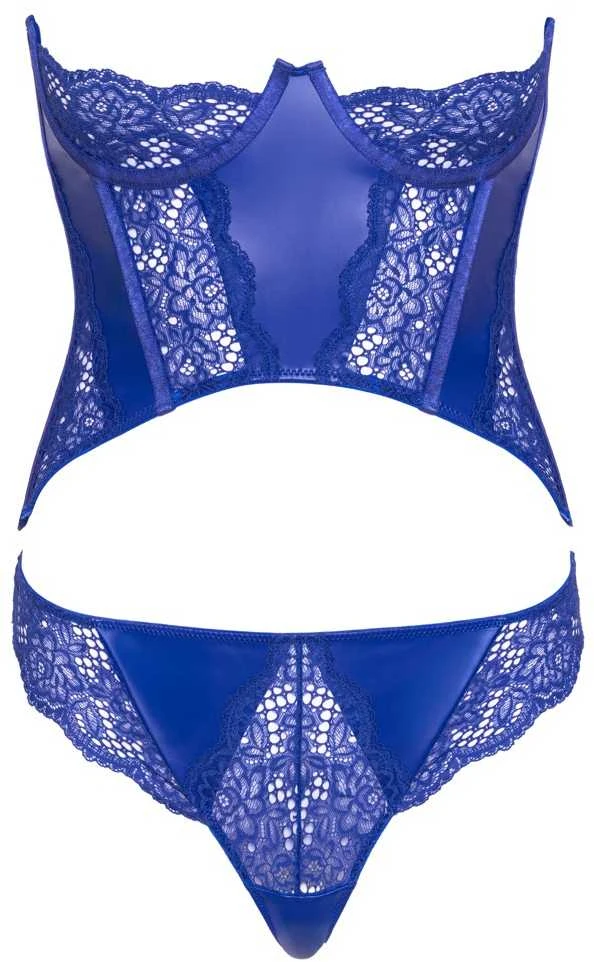 Blue Mėlyna Corset mėlynas M