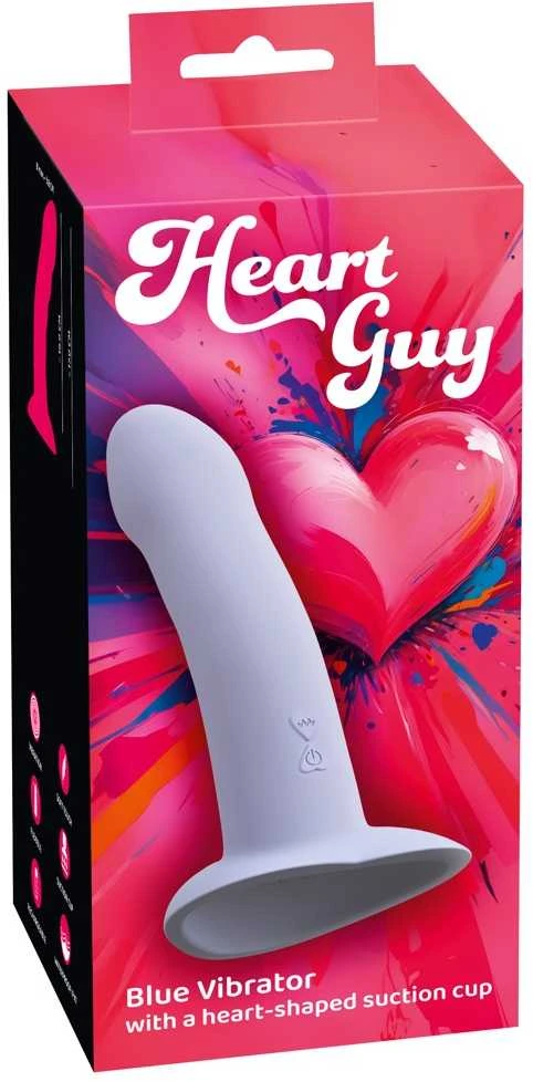 Blue Mėlyna Heart Guy Mėlyna Vibratorius