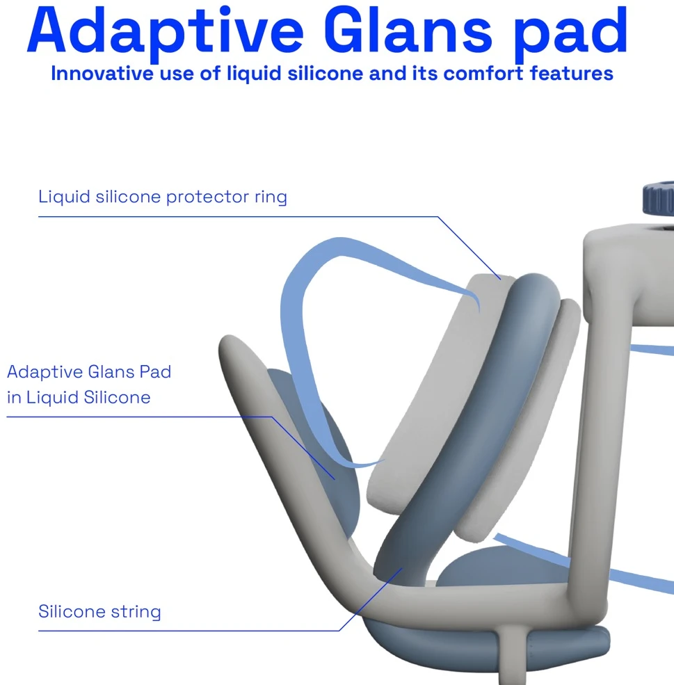 Blue Mėlyna LUI Maxtender Pilkas & Mėlyna (L)
