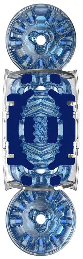 Fleshlight Mėlyna Quickshot Turbo Mėlyna Ice