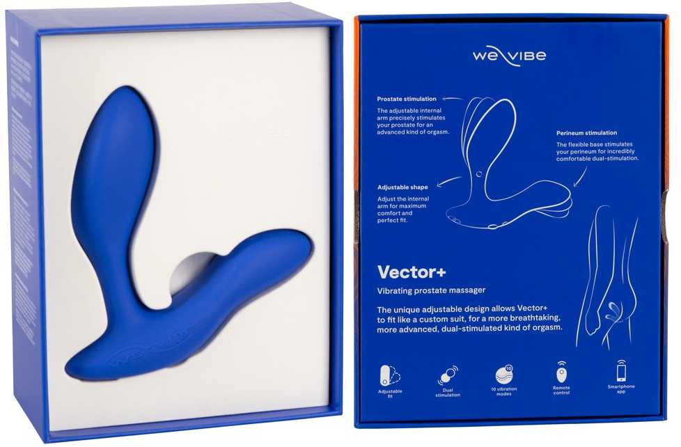 WE-VIBE Mėlyna Vector+ Royal Mėlyna