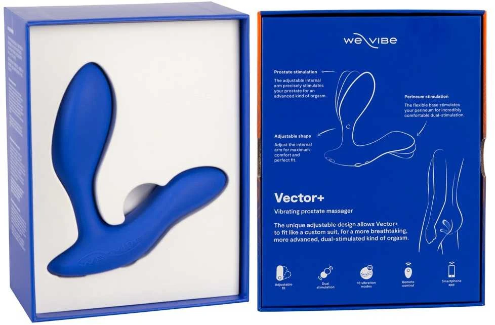 We-Vibe Vector+ Royal Mėlyna