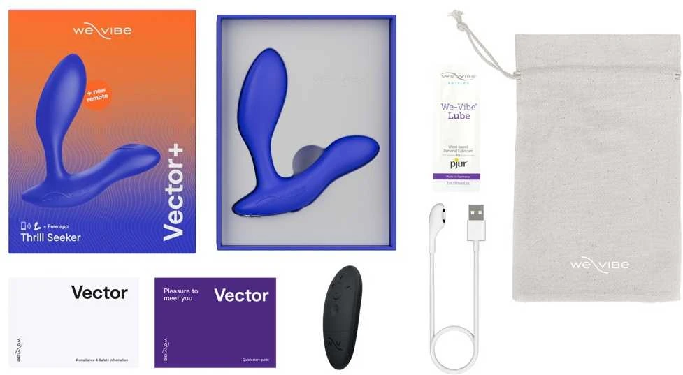 We-Vibe Vector+ Royal Mėlyna