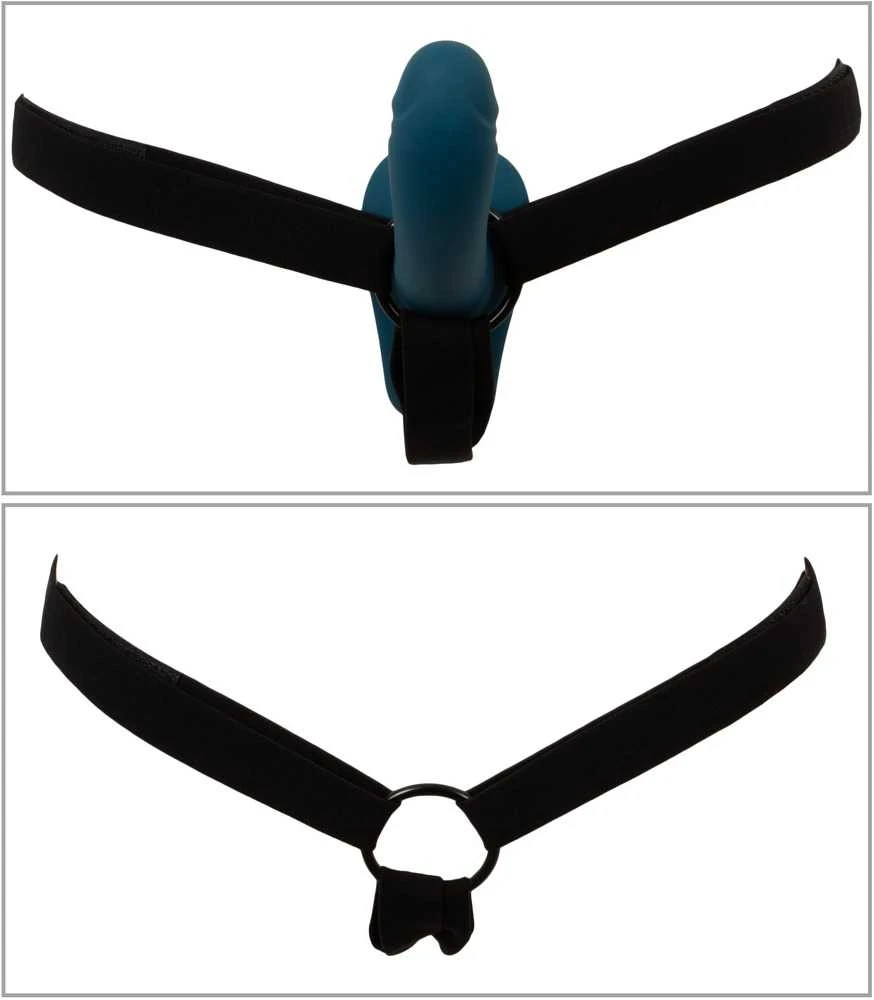Blue Mėlyna Your Strap-On RC vibratorius Mėlyna