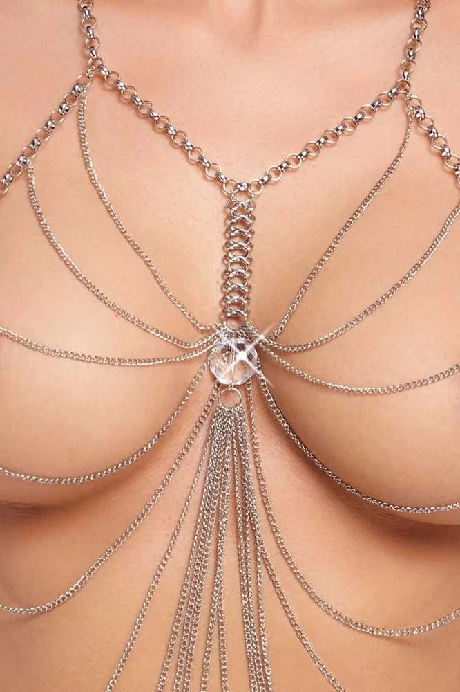 Body Chain sidabrinis