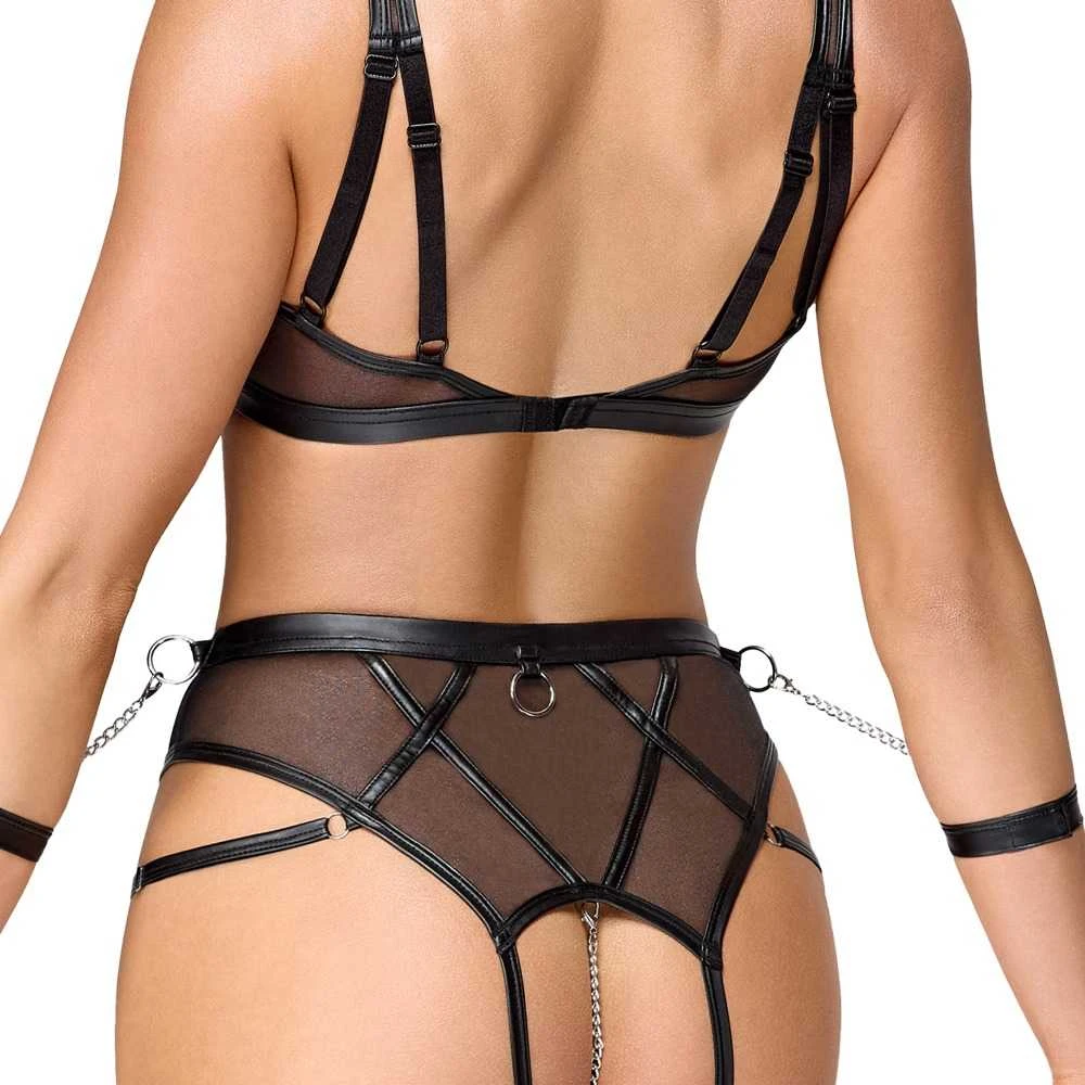 Bondage Bra Set M