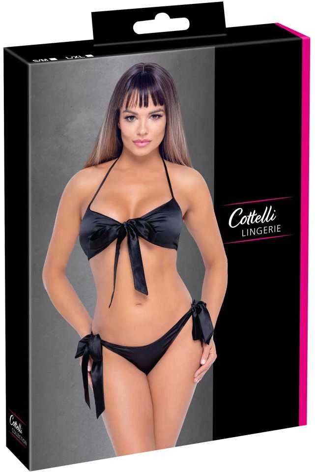 Cottelli Bra and Briefs juodas S/M