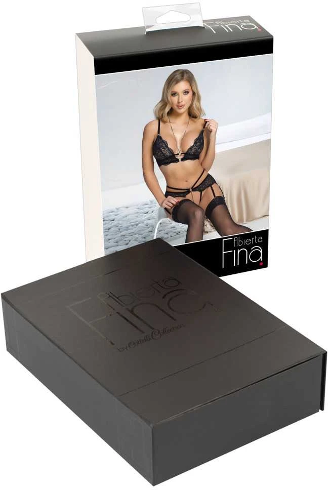 Abierta Fina Bra set lace L