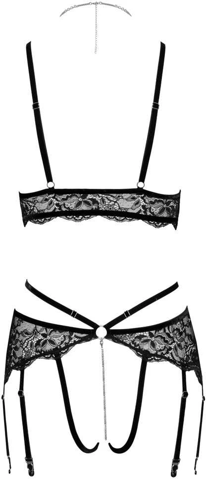 Abierta Fina Bra set lace L
