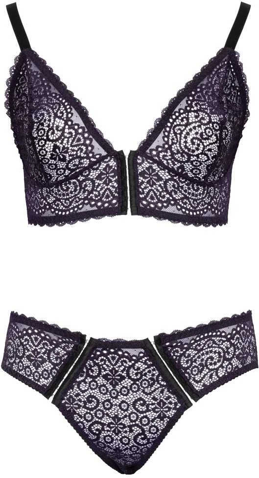 Cottelli Curves Bra Set violetinė XL