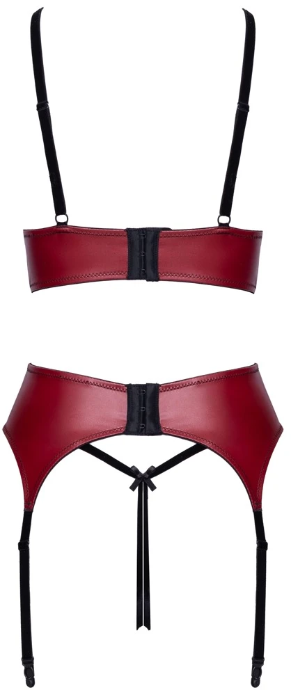Bra, Suspender Belt & String L