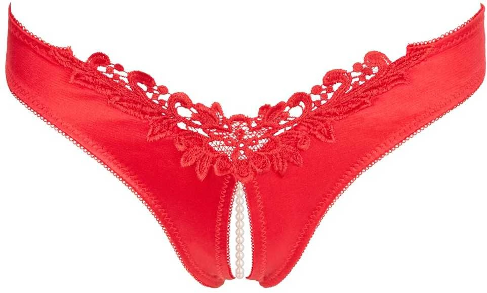 Cottelli Kelnaitės Pearls raudonos XL