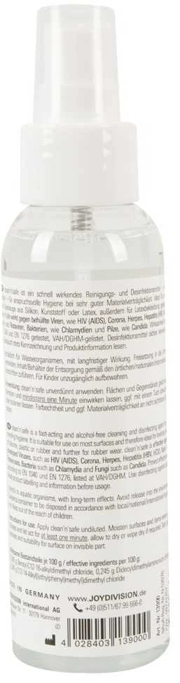 Joydivision Clean'n'safe 100 ml