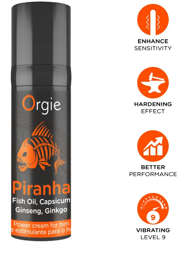 CREAM Orgie Piranha Power Kreminis 15ml