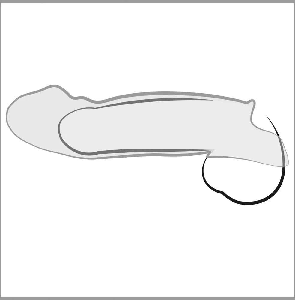 Crystal Clear Penis Sleeve wit