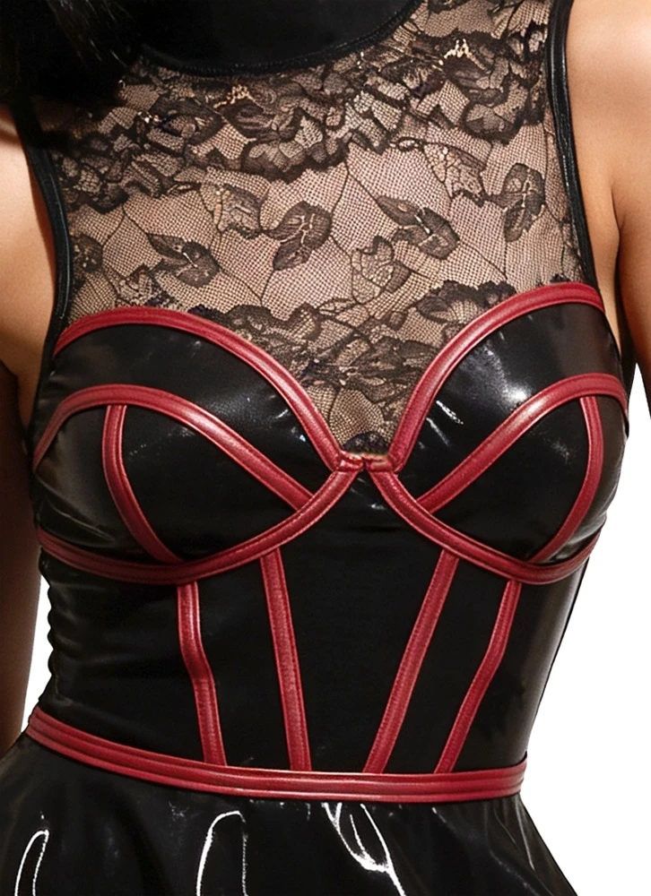 Dress juodas/red S