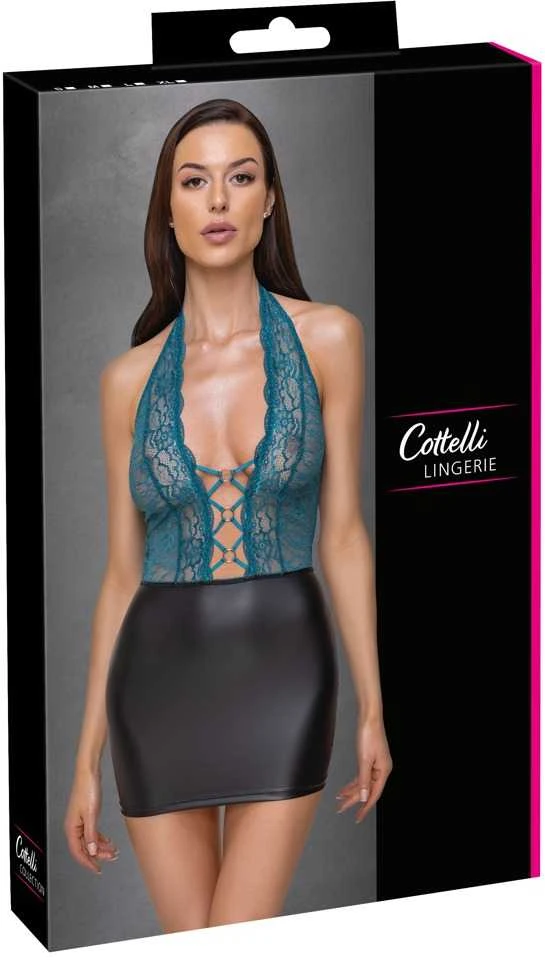 Cottelli Dress juodas/teal M
