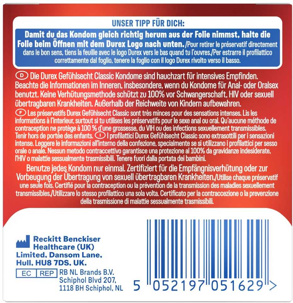 Durex Gefühlsecht 3 pcs