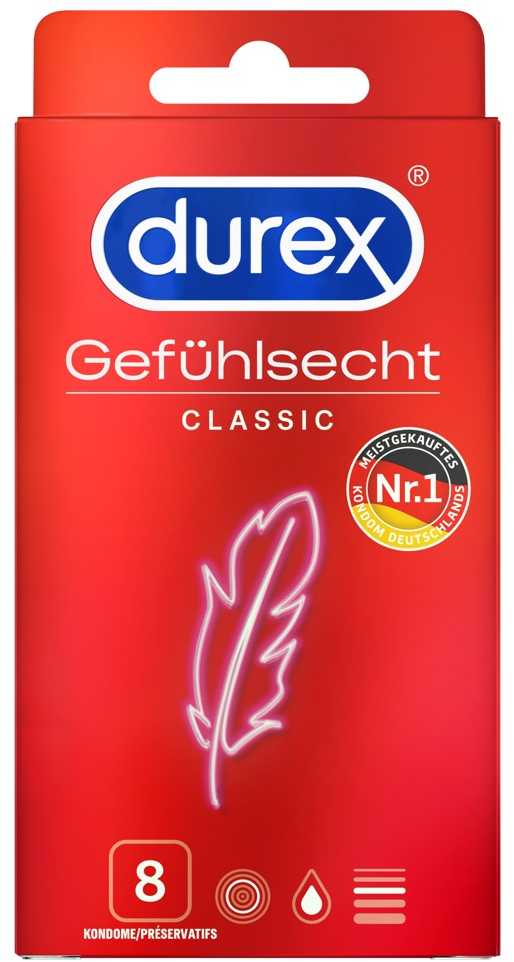 Durex Gefühlsecht Classic 8pcs