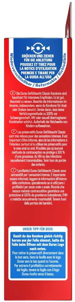 Durex Gefühlsecht Classic 8pcs