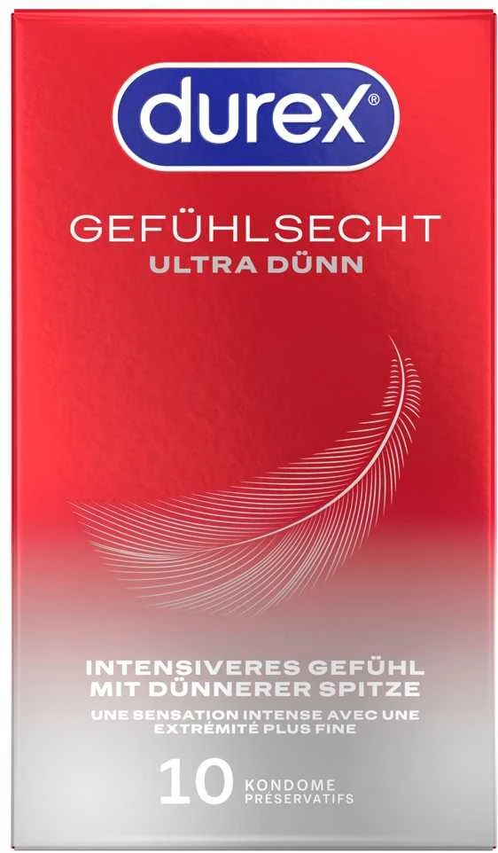 Durex Gefühlsecht Ultra Dünn10